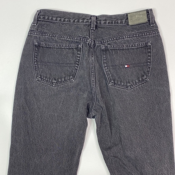 Vintage Tommy Hilfiger Black Bootcut Denim Jeans 30x30 - Picture 5 of 13